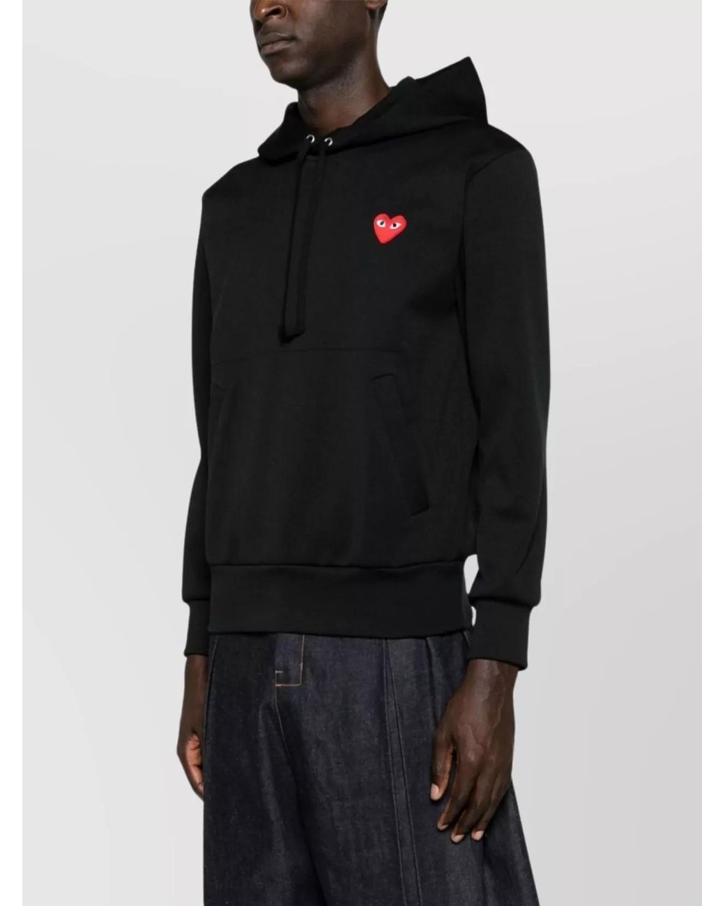 Comme des Garçons Black Logo Cotton Hoodie
