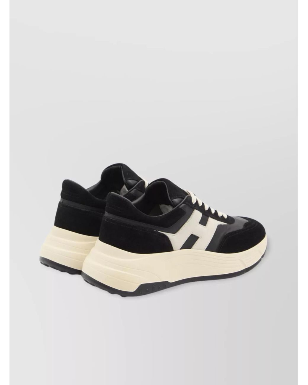 Hogan Black Hi-Fi Suede And Nappa Leather Sneakers