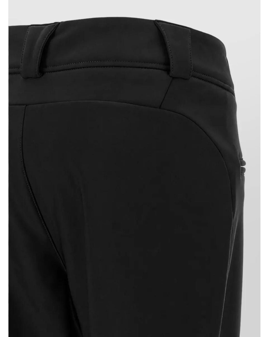 Perfect Moment Black Mid-Rise Flared Pants