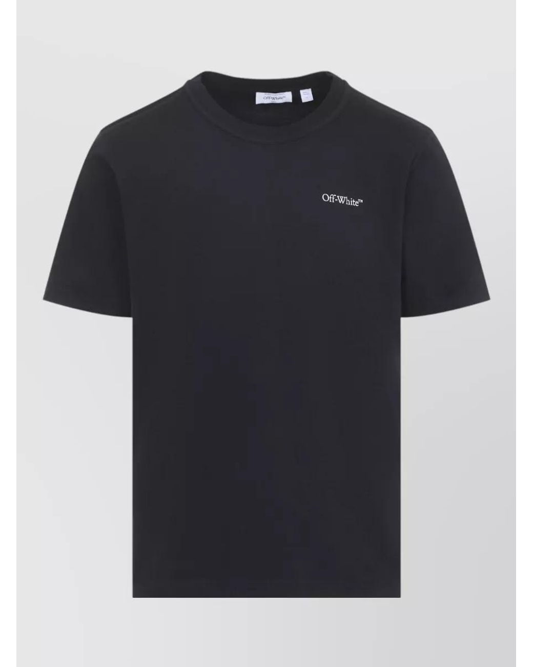 Off-White c/o Virgil Abloh Black Small Bookish Regular-Fit Cotton Short-Sleeve T-Shirt for men