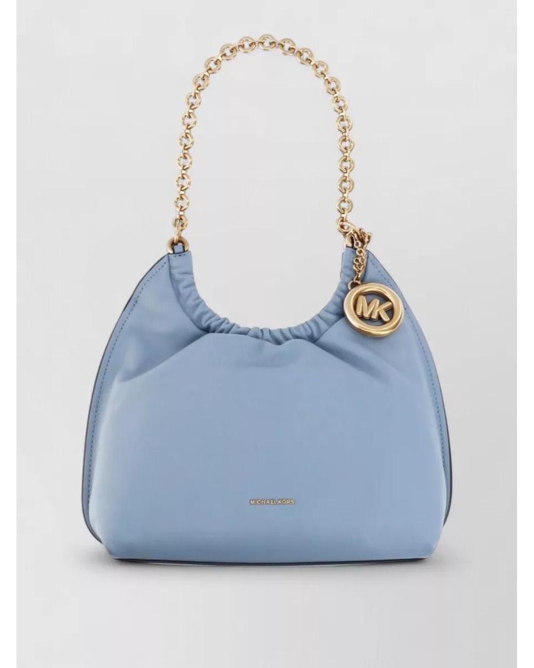 Michael Kors Blue Na Leather Shoulder Bag