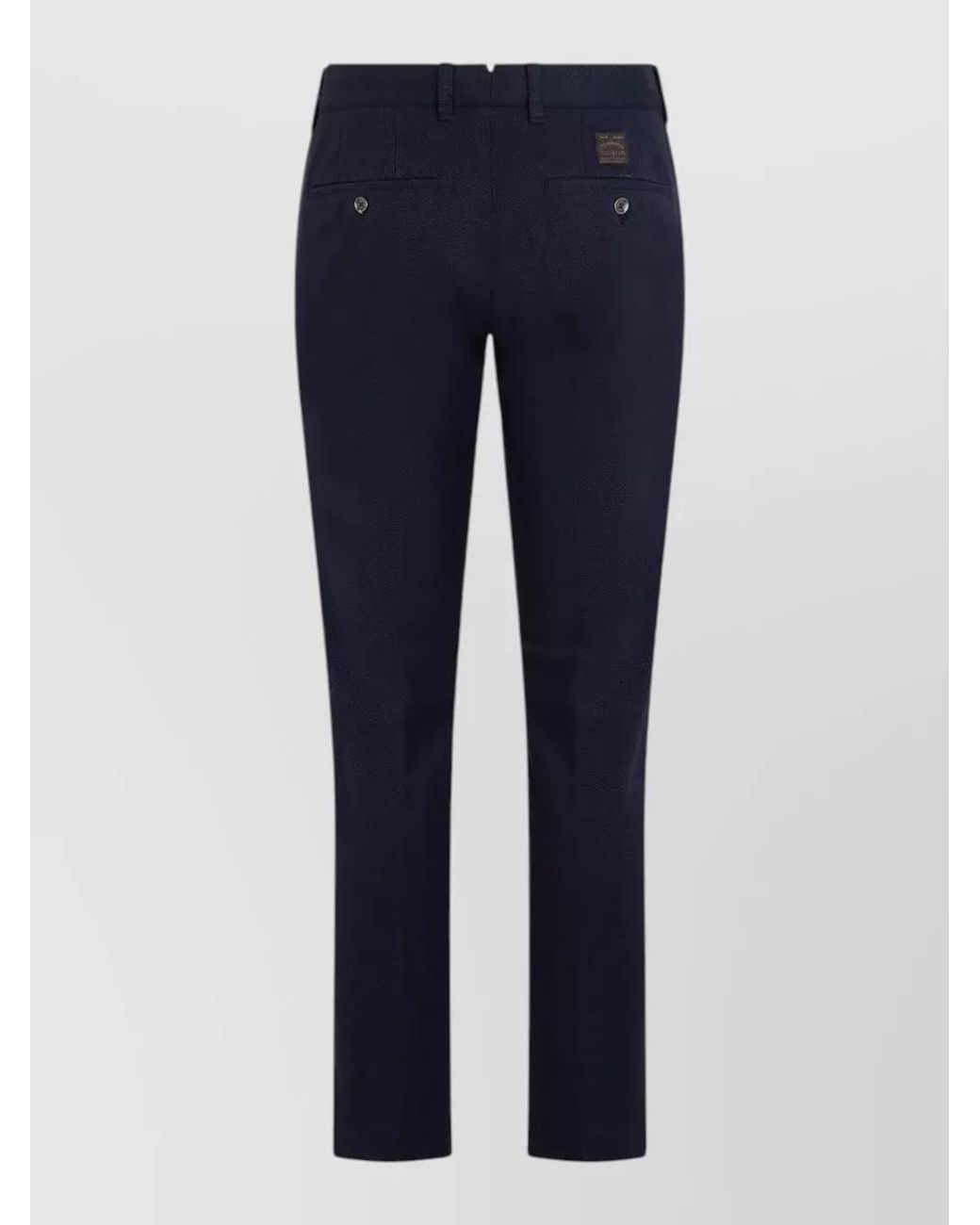 Incotex Blue Twill Straight-Leg Chinos for men