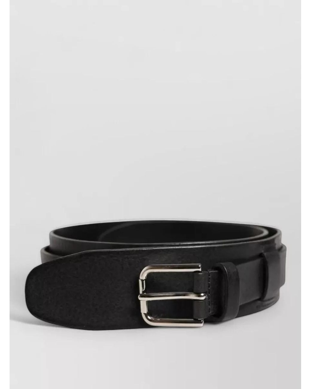 Dolce & Gabbana White Leather Belt for men