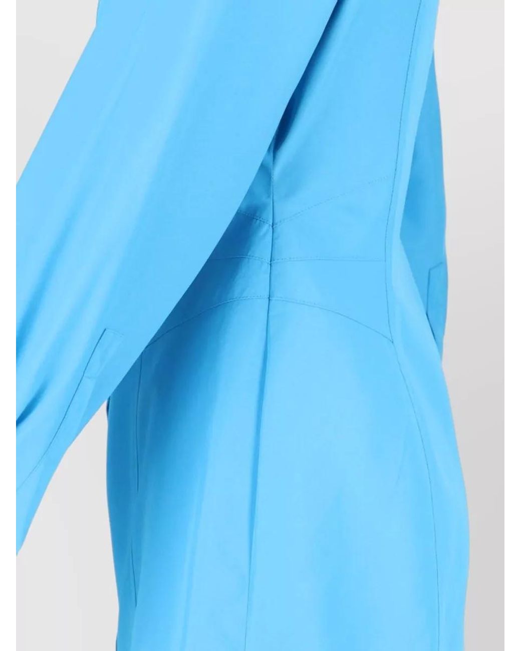 Fendi Blue Viscose Mini Shirt Dress