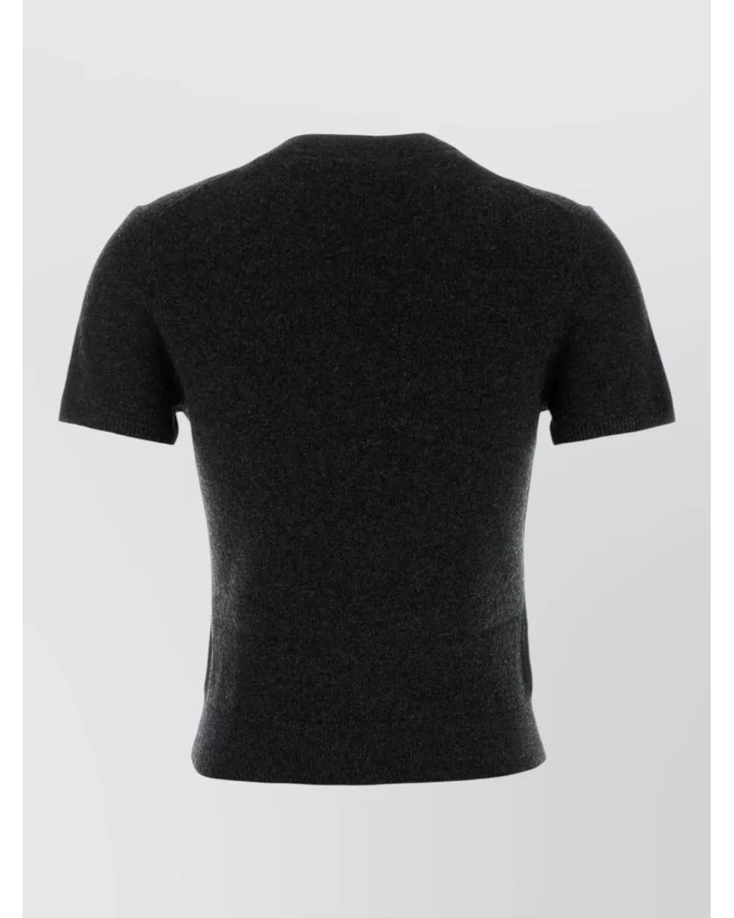 Alexander Wang Black Wool Knitted Top