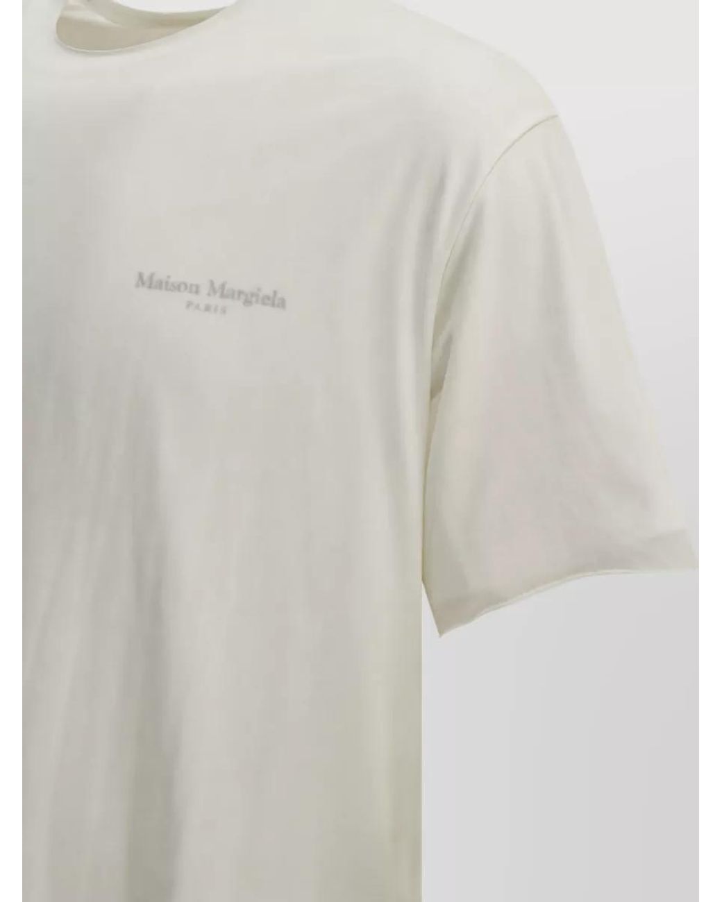Maison Margiela White Fusion Crew-Neck T-Shirt for men
