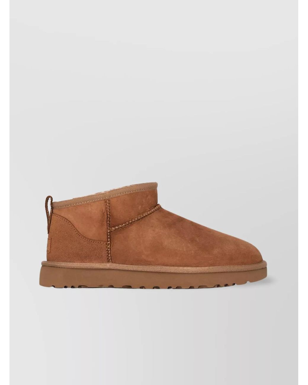 Ugg Brown Suede Leather Ankle Boots