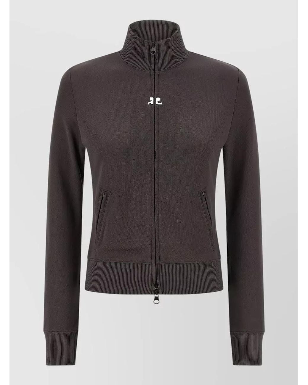 Courreges Black Polyester Sweatshirt