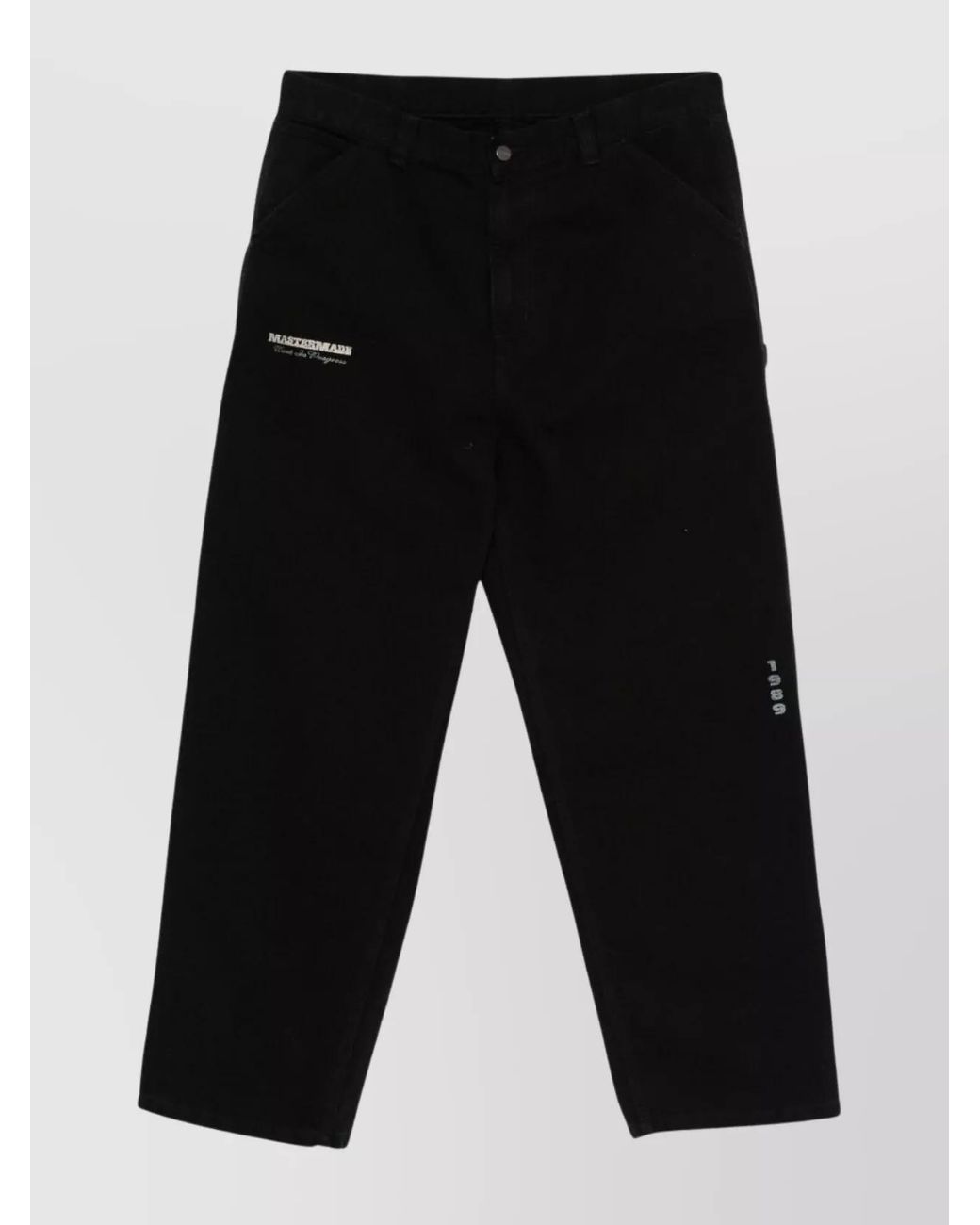 Carhartt Black Og Single Knee Graphic Trousers for men