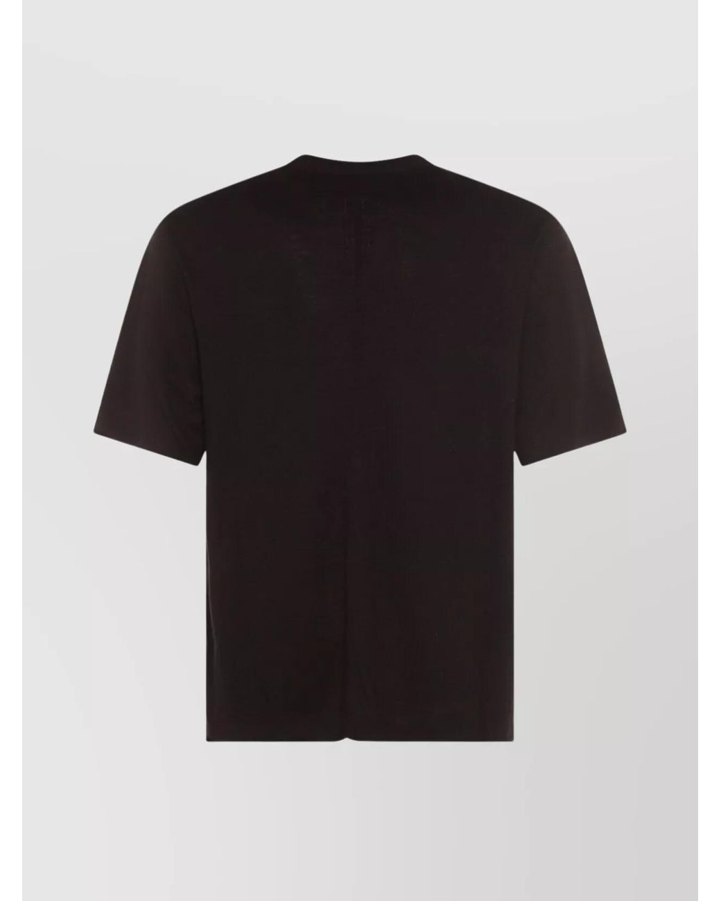 Rick Owens Black Short-Sleeve Round-Neck T-Shirt for men