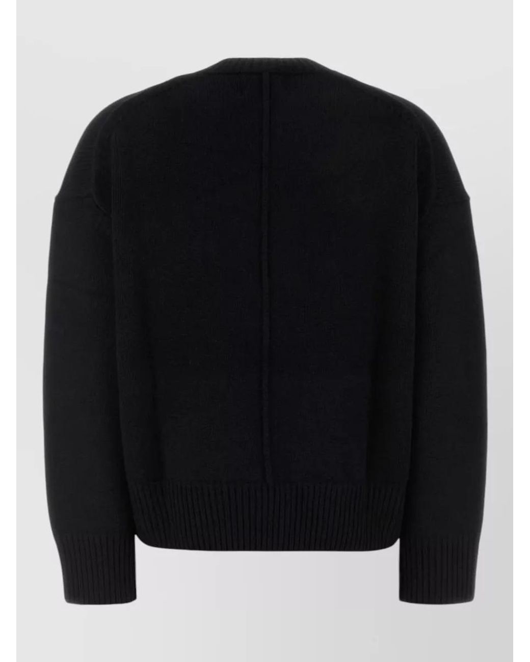 Loulou de Saison Black Cashmere V-Neck Jumper