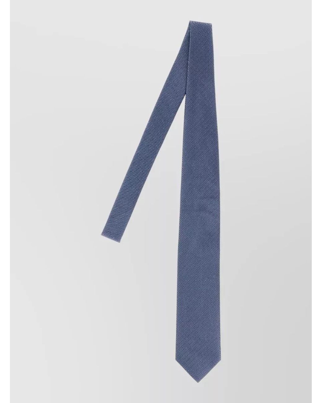 Brioni Blue Silk Micro-Polka Dot Tie for men