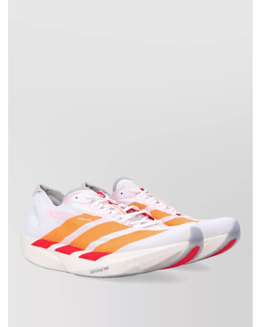 Adidas Originals Pink Textile Lace-Up Running Shoes