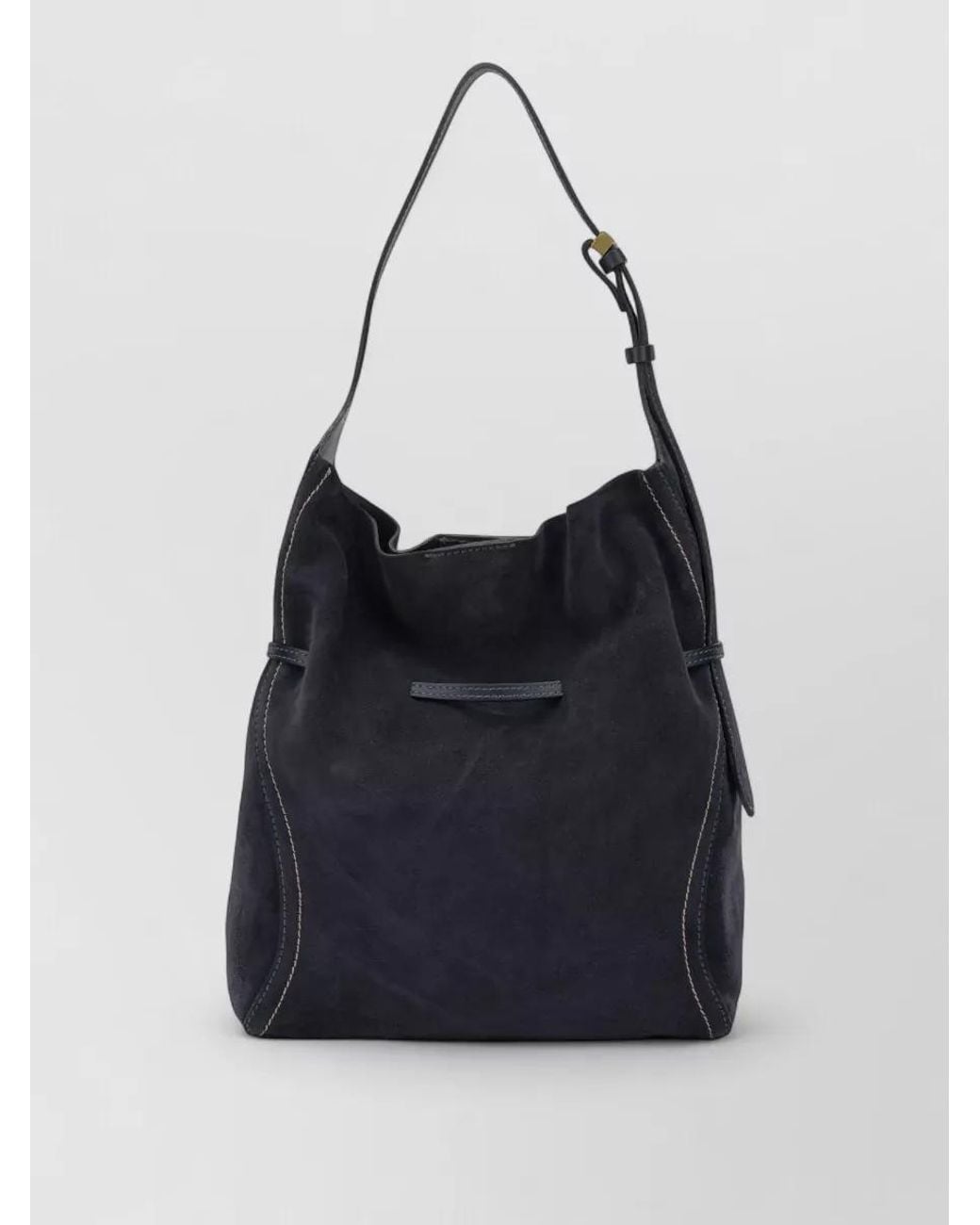 Gianni Chiarini Black Leather Bucket Bag