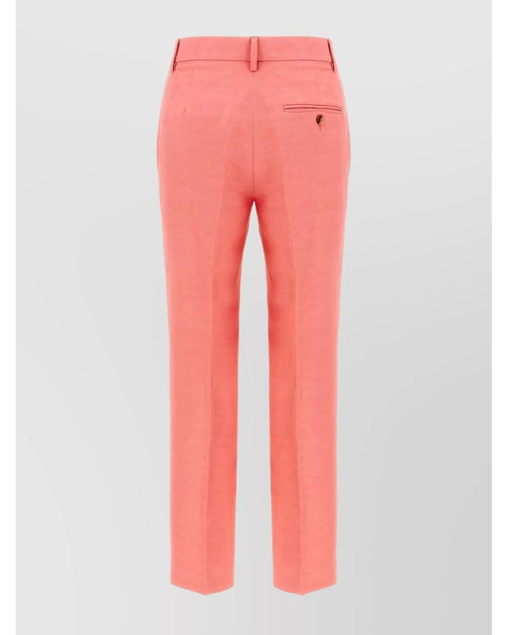 Alberto Biani Pink Straight Trousers