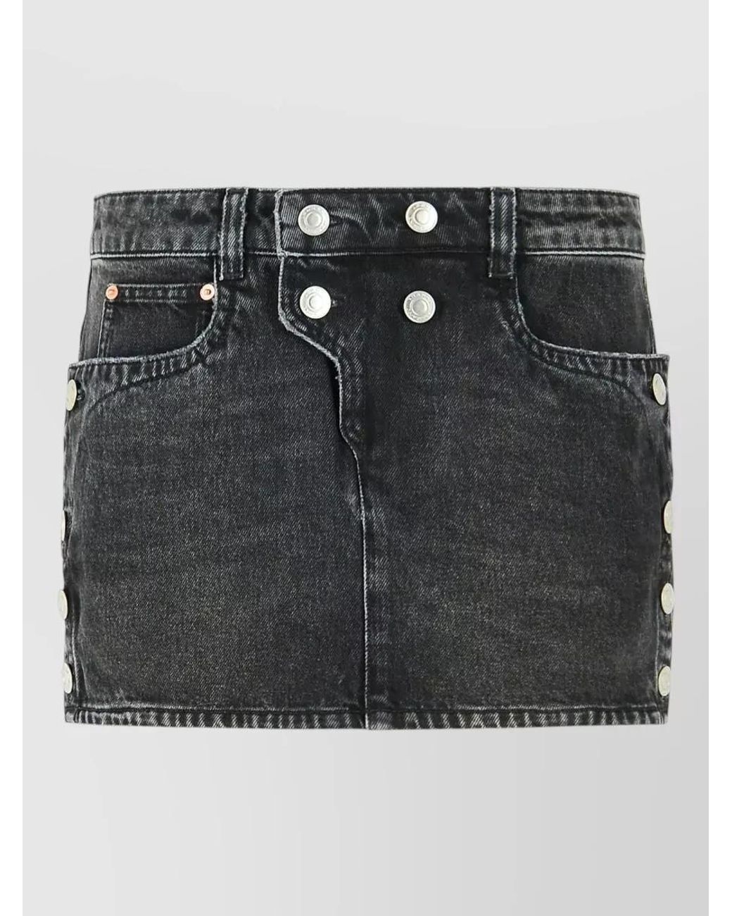Isabel Marant Black Denim Mini Skirt