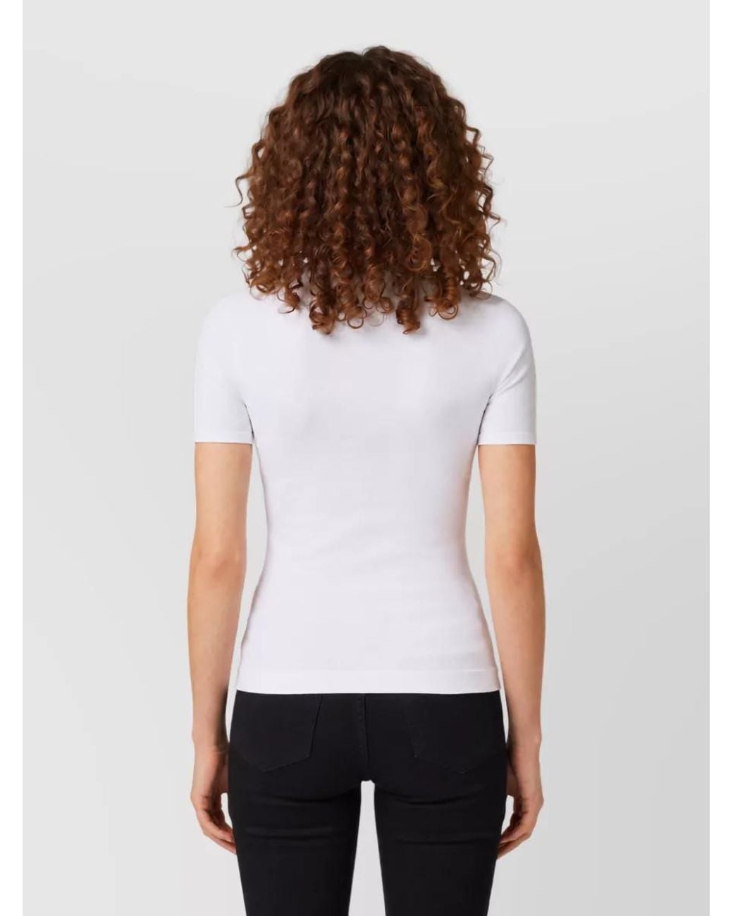 Gucci White Seamless Stretch Jersey Short-Sleeve T-Shirt