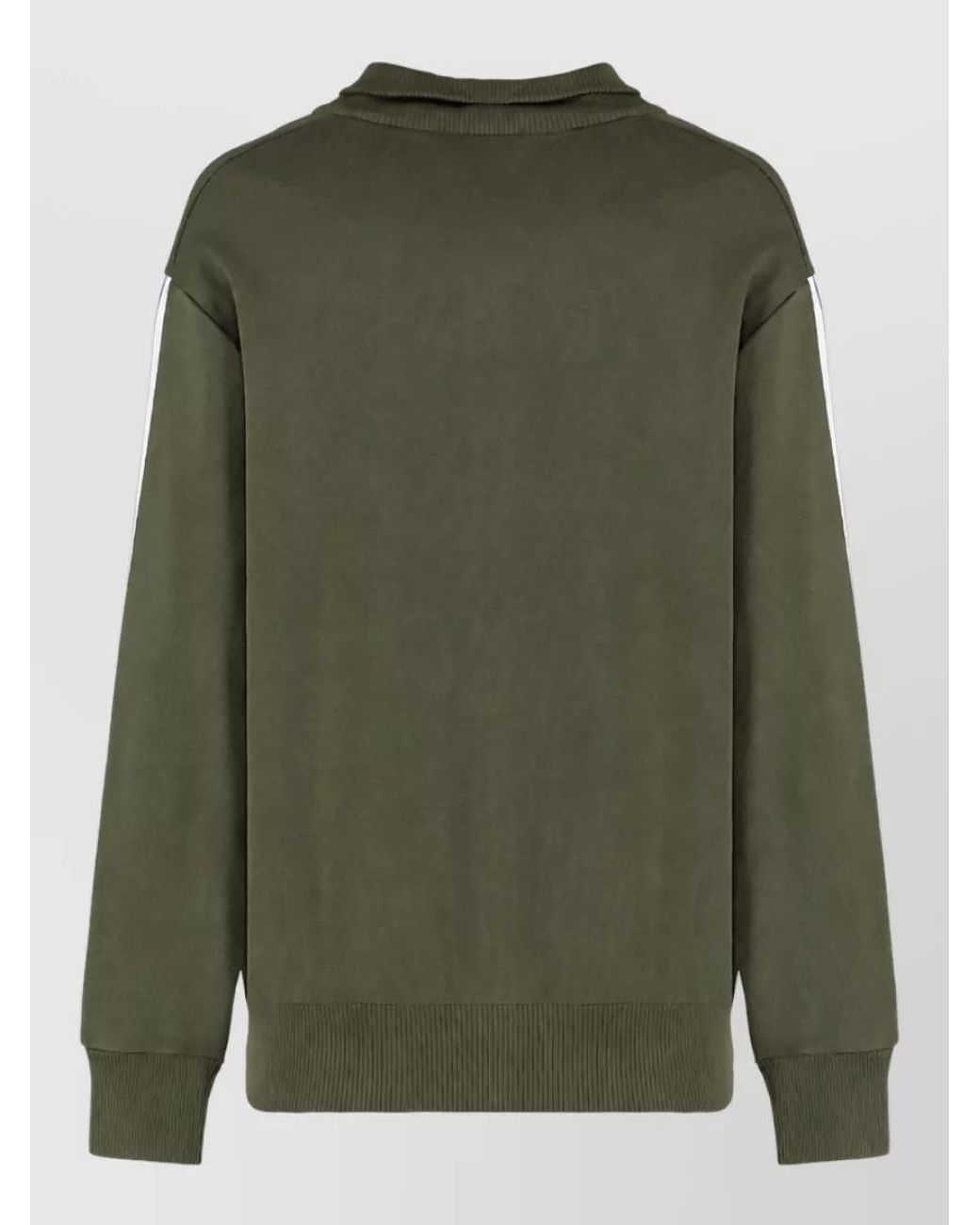 Autry Green Ribbed Knit Jacket