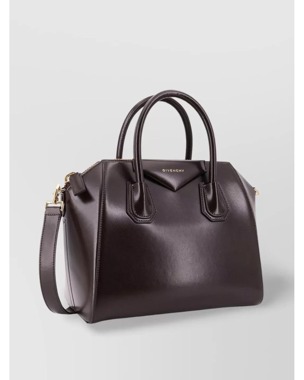 Givenchy Metallic Antigona Small Leather Shoulder Bag