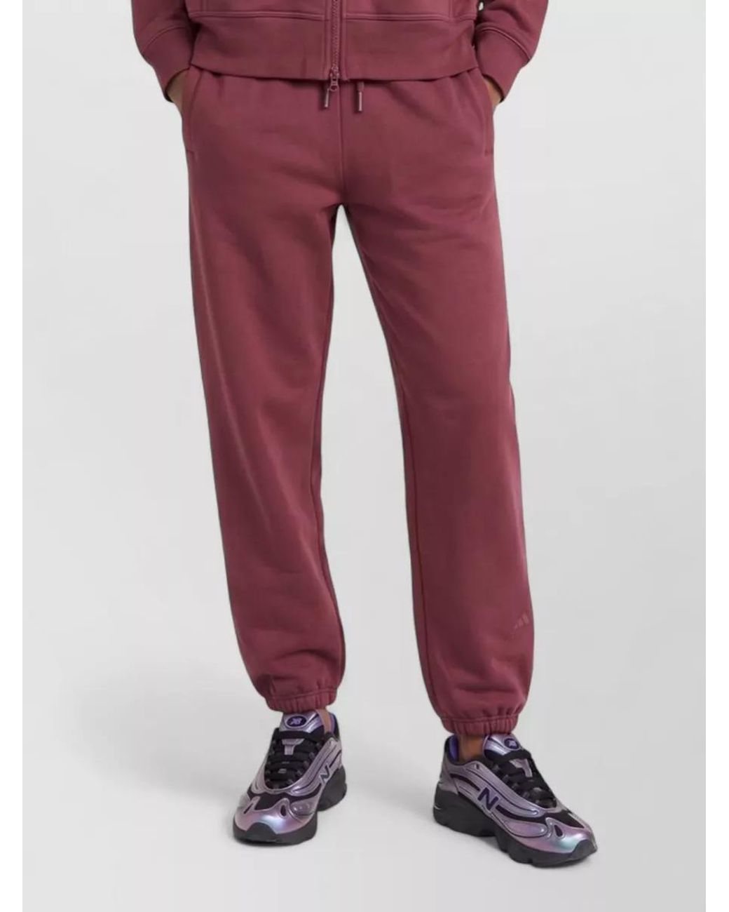 Adidas By Stella McCartney Red Straight-Leg Trousers