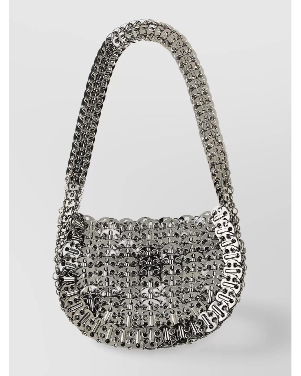 Rabanne Gray 1969 Chain Mail Shoulder Bag