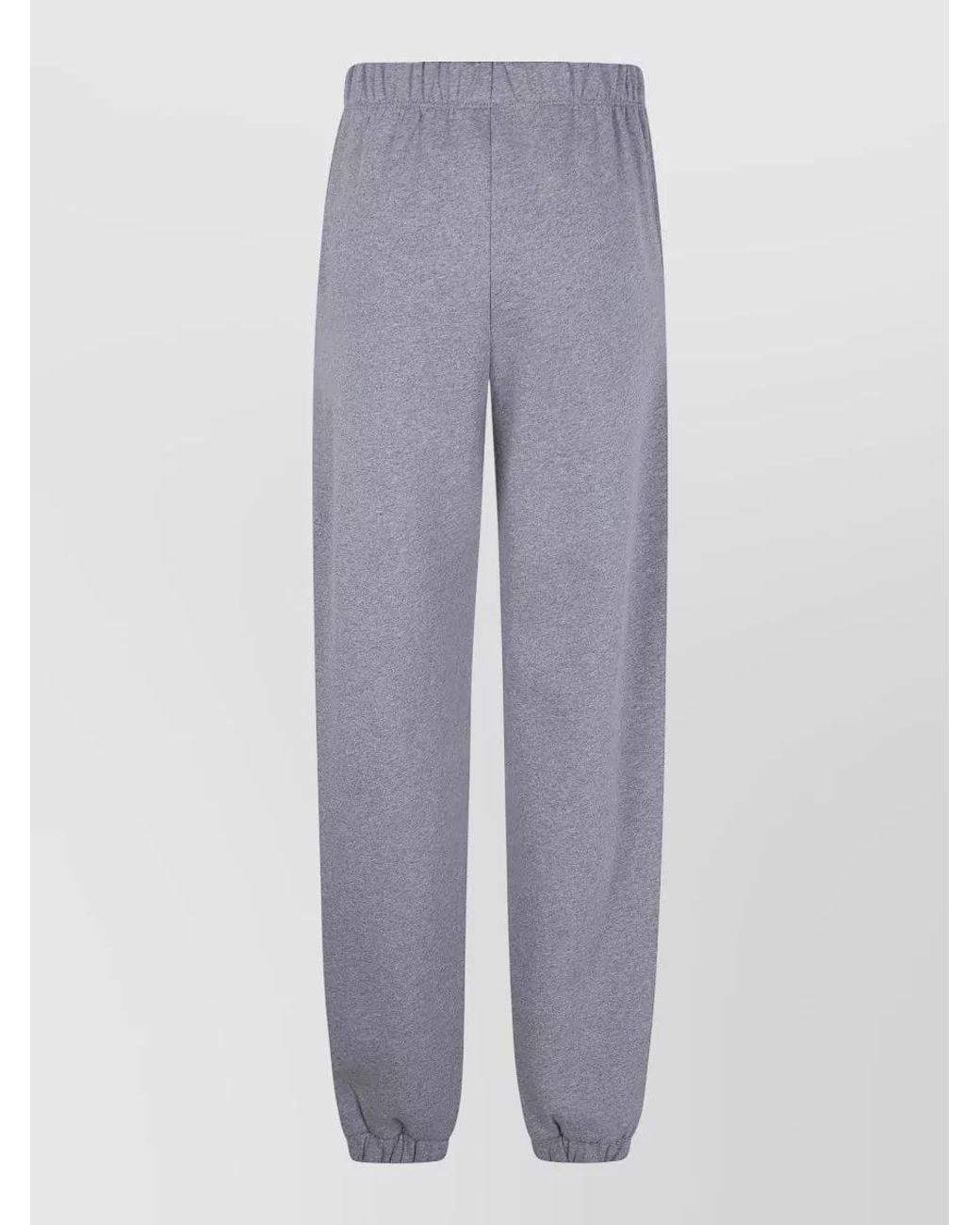 The Attico Gray Cotton Track Pants
