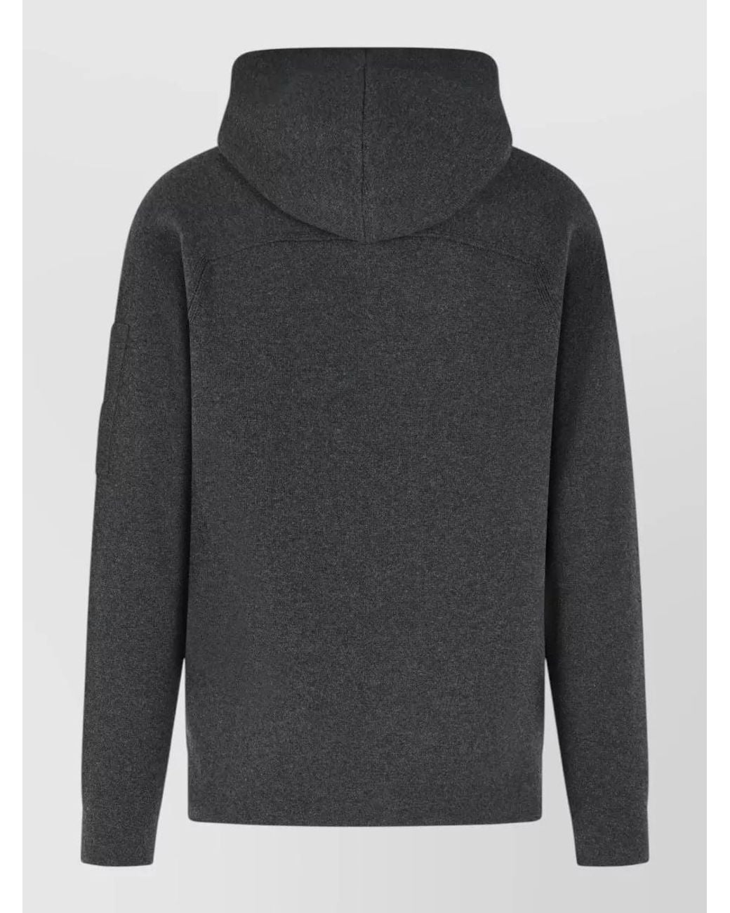 C P Company Gray Wool-Blend Sweater for men