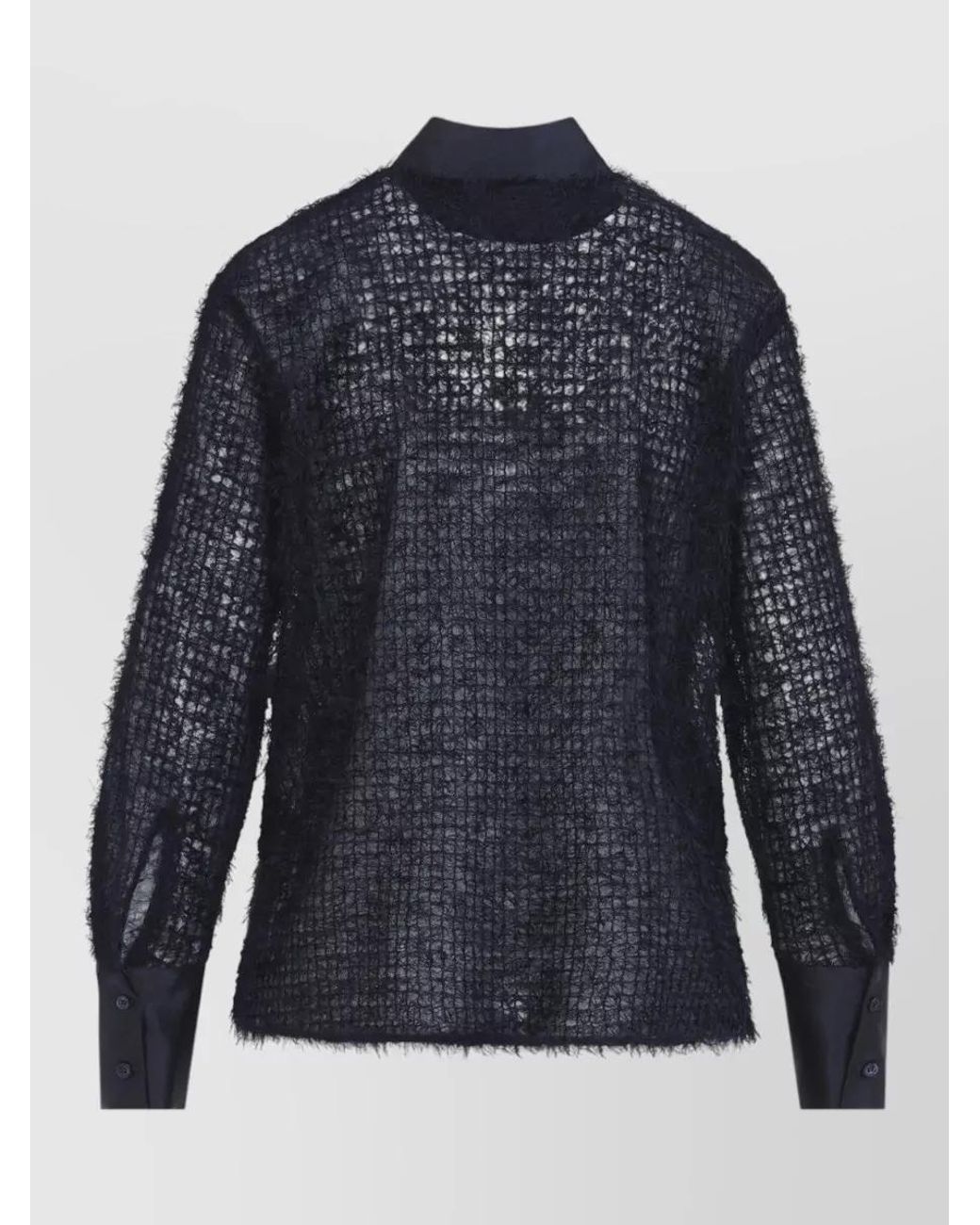 Peserico Blue Fil Coupe Long-Sleeve Shirt
