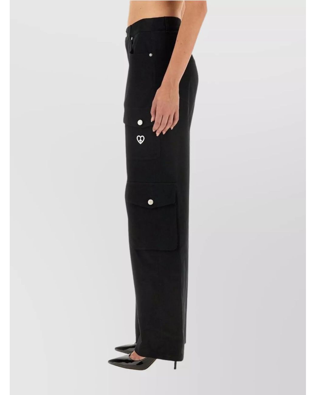 Moschino Black Cargo Pants
