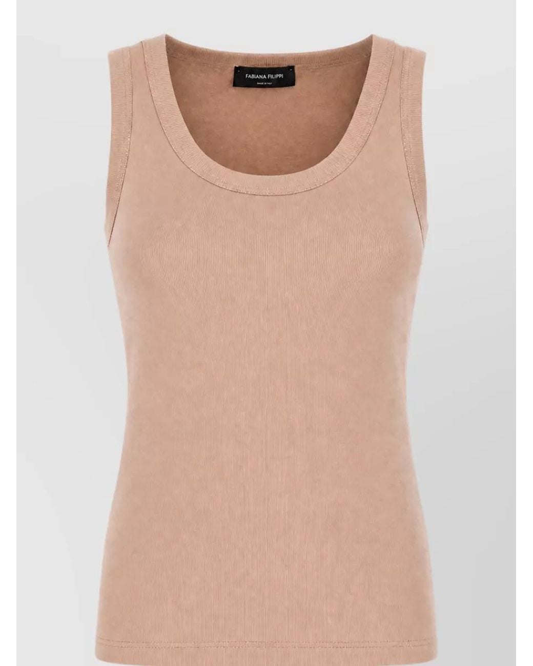 Fabiana Filippi Natural Stretch Cotton Bodysuit