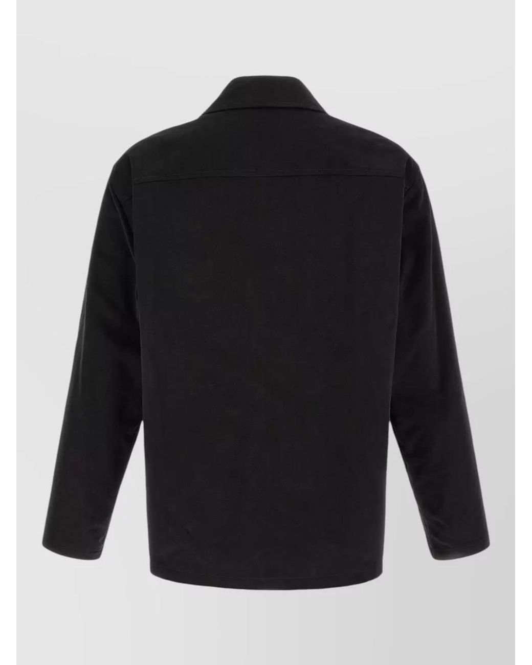 Saint Laurent Blue Cotton Overshirt Jacket for men