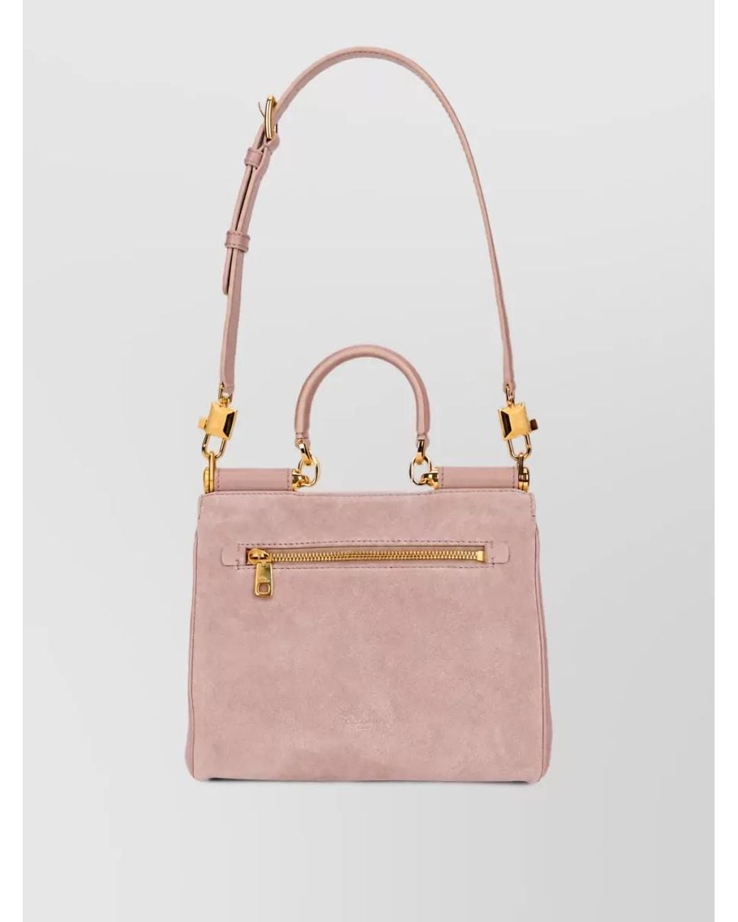 Dolce & Gabbana Pink My Sicily Calfskin Shoulder Bag