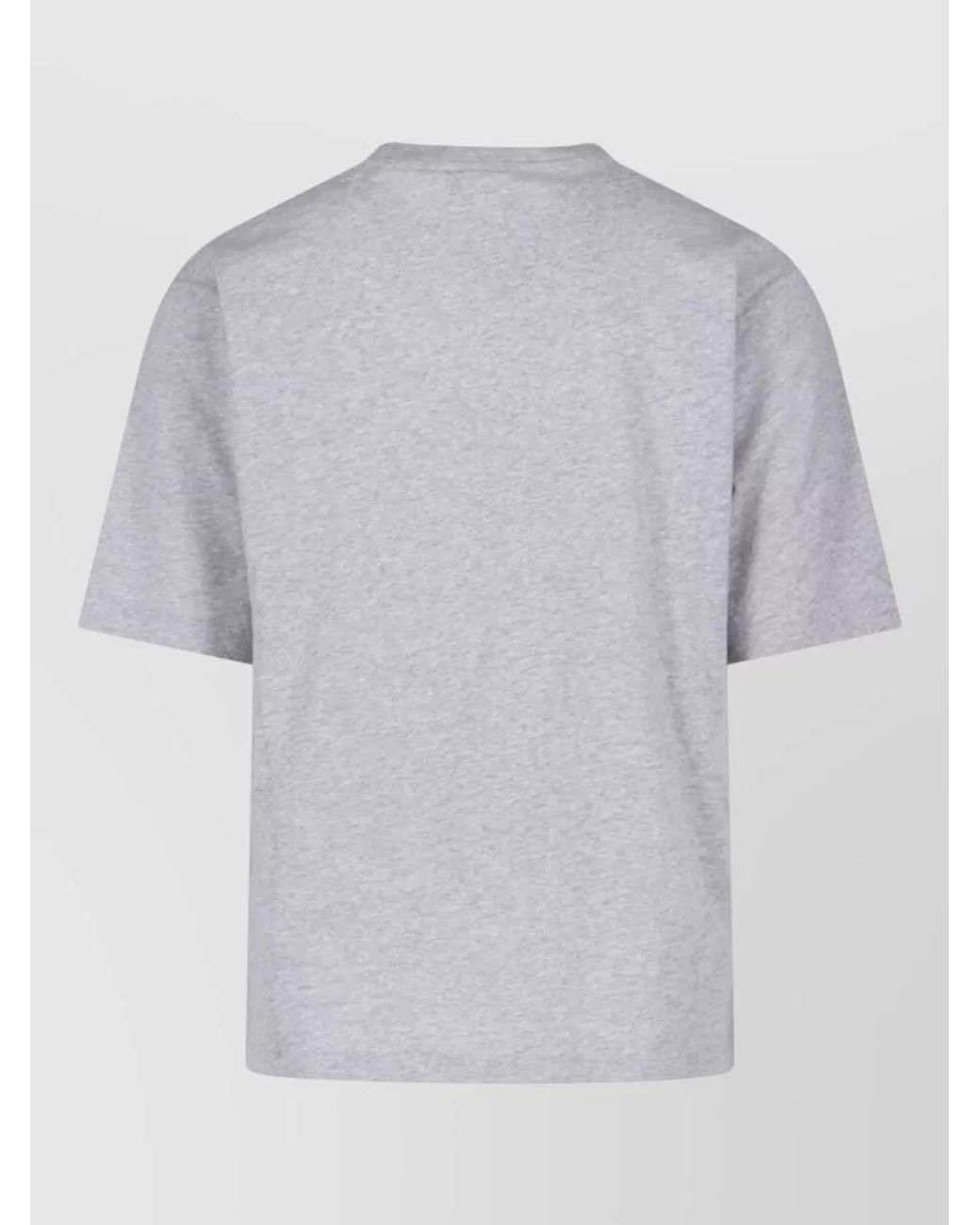 DSquared² Gray Melange Cotton Loose-Fit T-Shirt for men