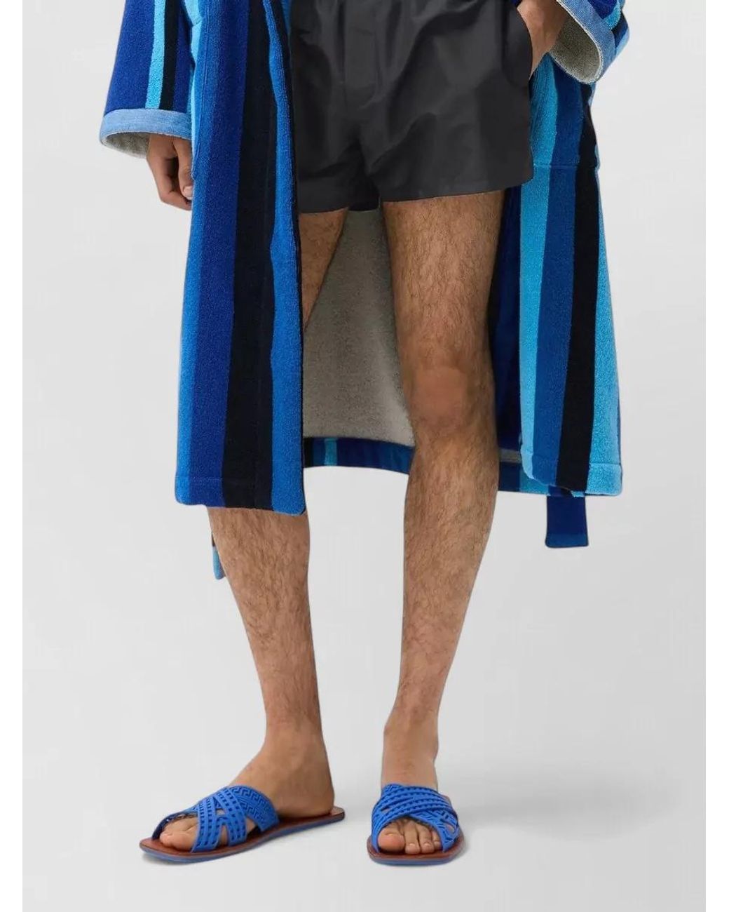 Versace Black Greca Medusa Print Swim Shorts for men