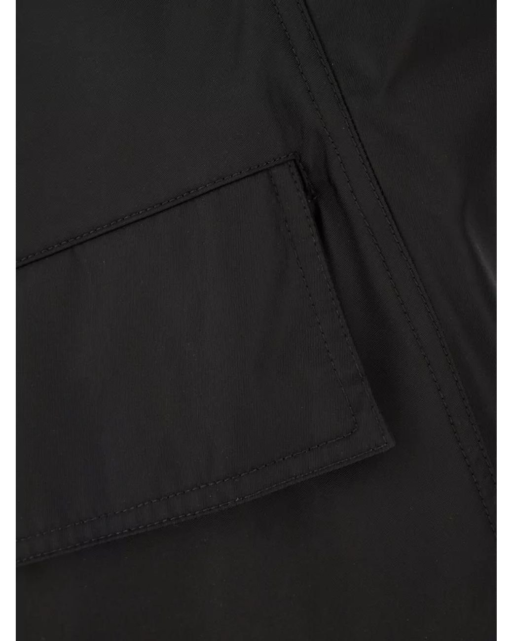 Alaïa Black Cargo Wide-Leg Trousers