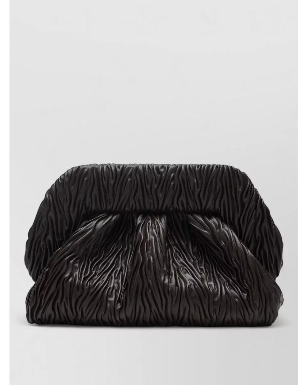 THEMOIRÈ Black Bios Medium Clutch Bag