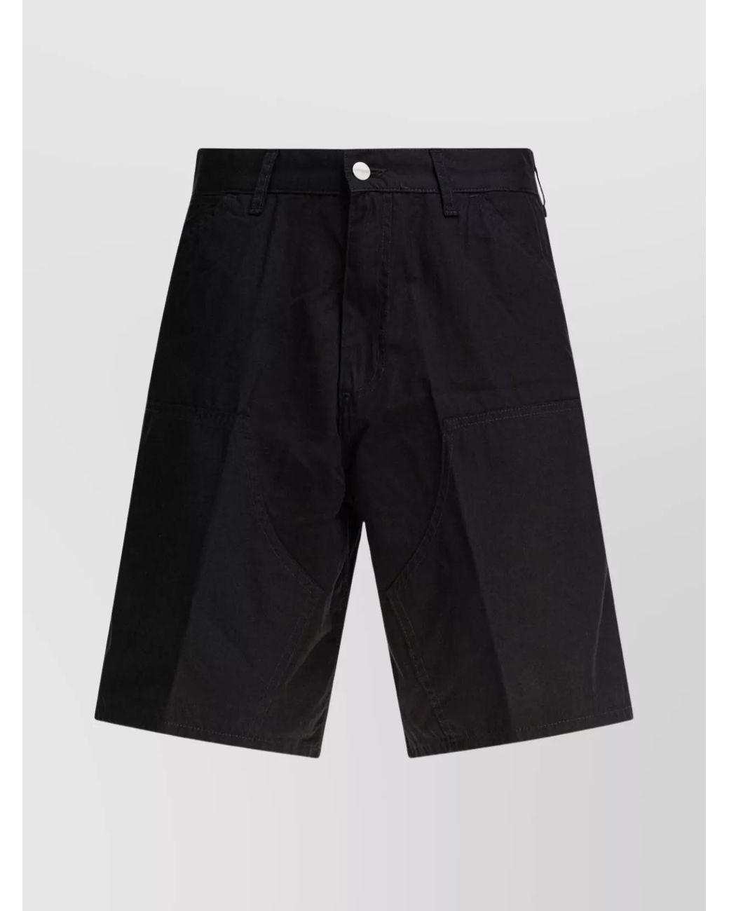 Carhartt Black Cotton Cargo Shorts for men