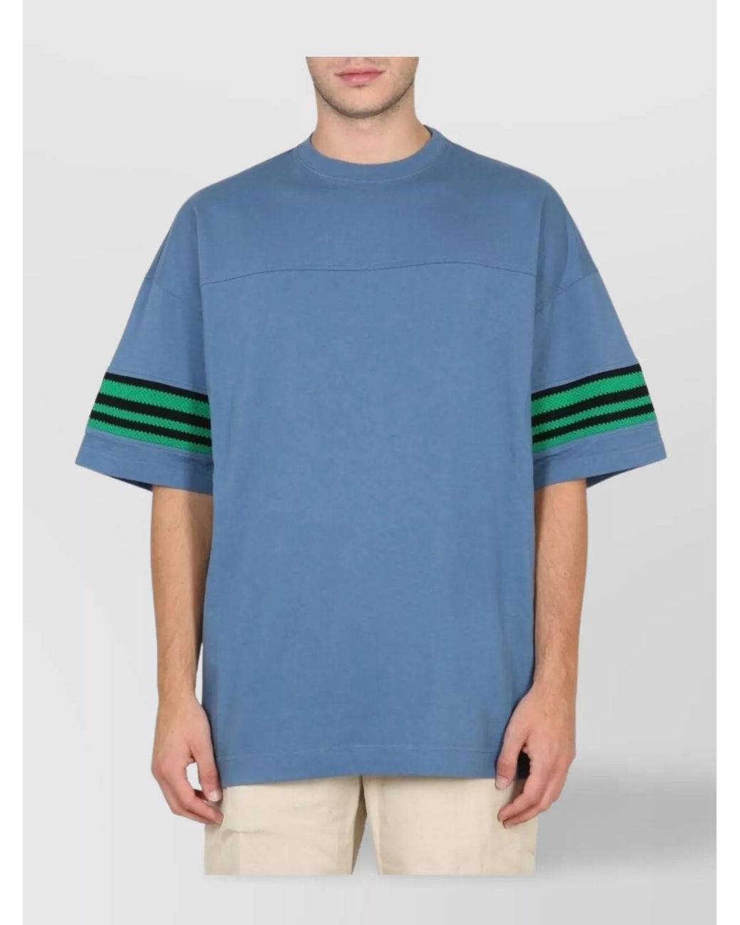 Ambush Blue Logo-Print T-Shirt for men