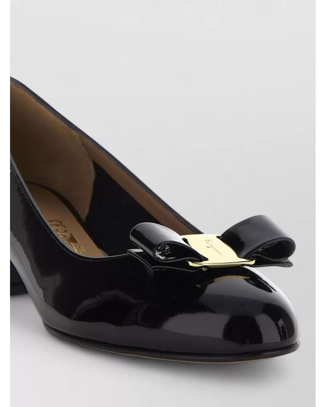 Ferragamo Multicolor Leather Closed-Toe Pumps