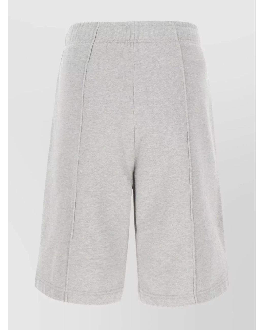 Ambush White Cotton Bermuda Shorts for men
