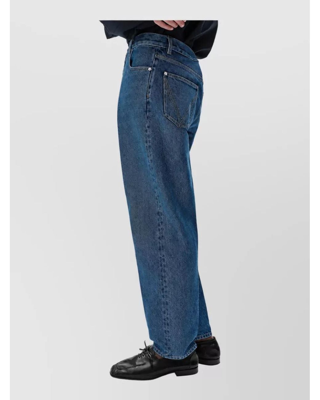 Bottega Veneta Blue Wide-Leg Jeans for men