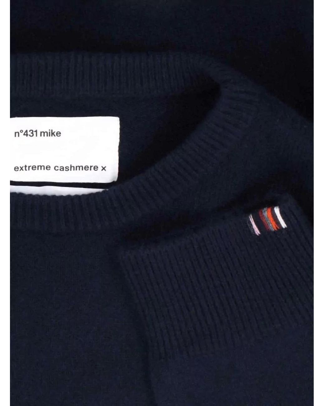 Extreme Cashmere Blue Cashmere Crewneck Sweatshirt