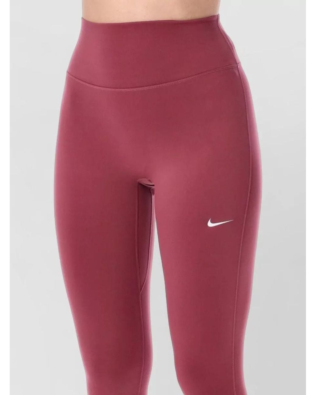 Nike Red High-Rise 7/8 Slim-Fit Leggings