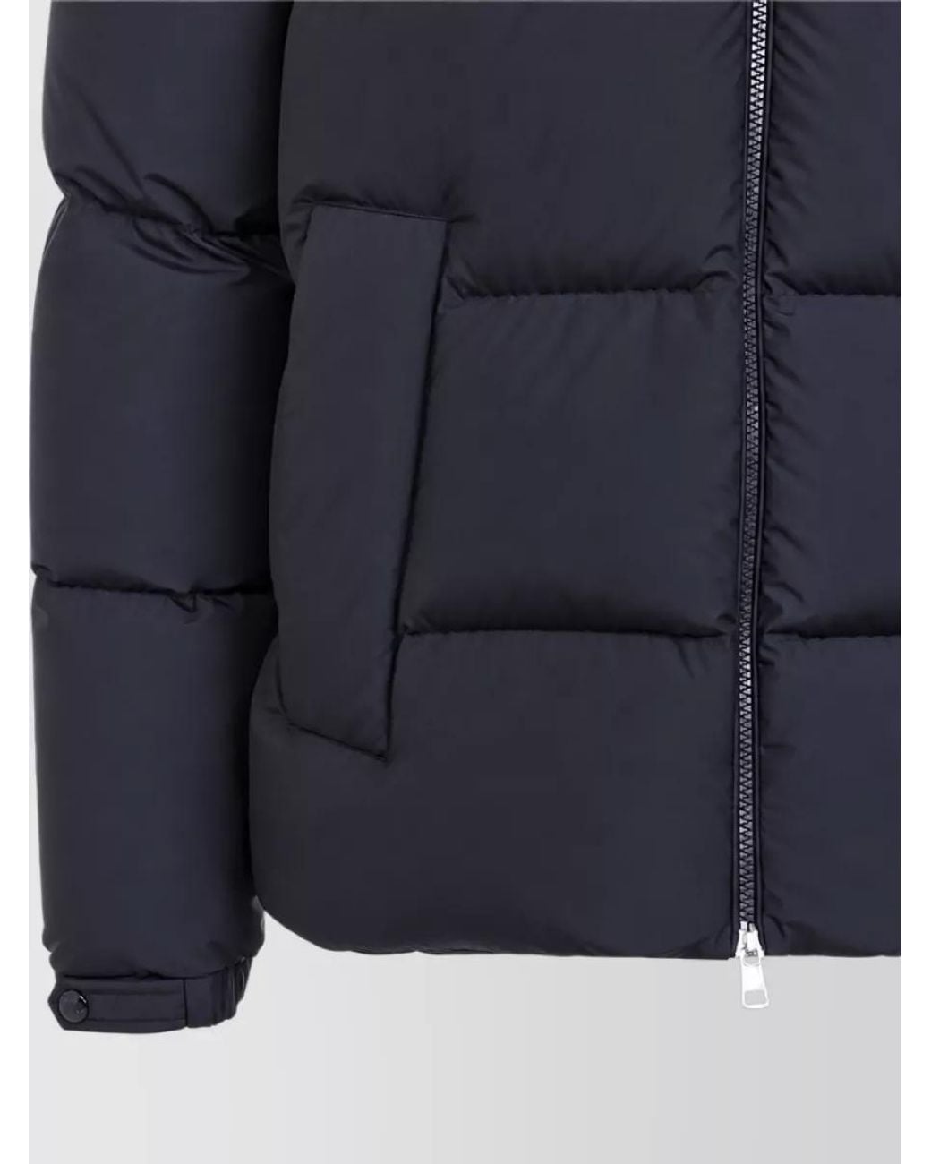 Moncler Blue Down Hooded Puffer Jacket for men