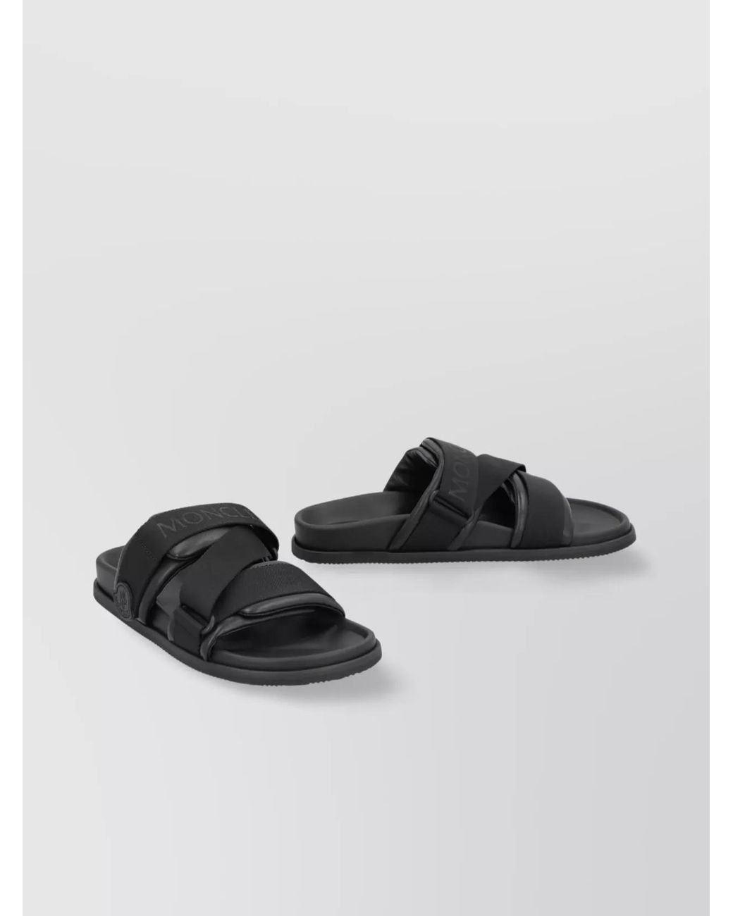 Moncler Multicolor Leather Slides
