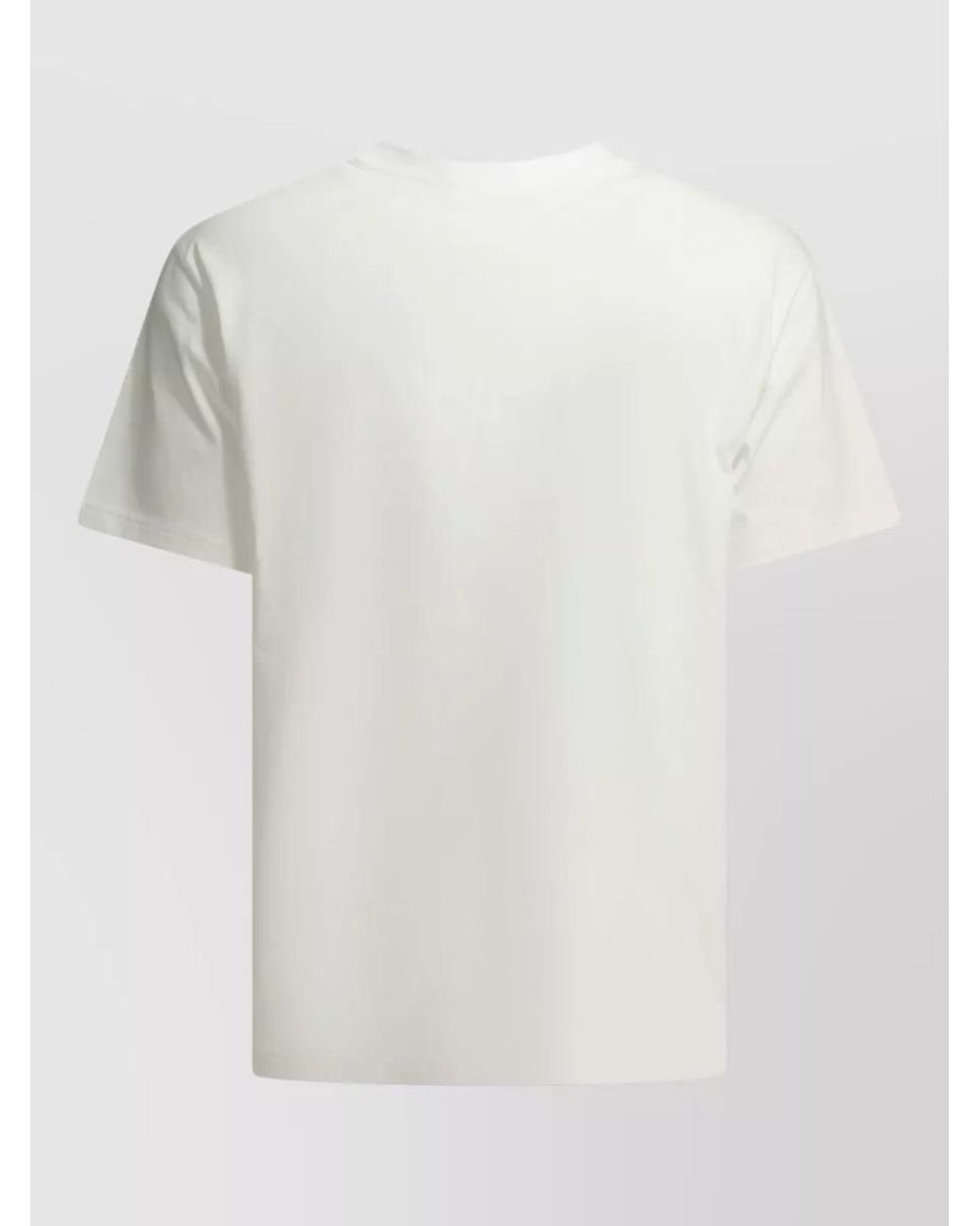 Givenchy White Cotton Logo-Print Crew-Neck T-Shirt for men
