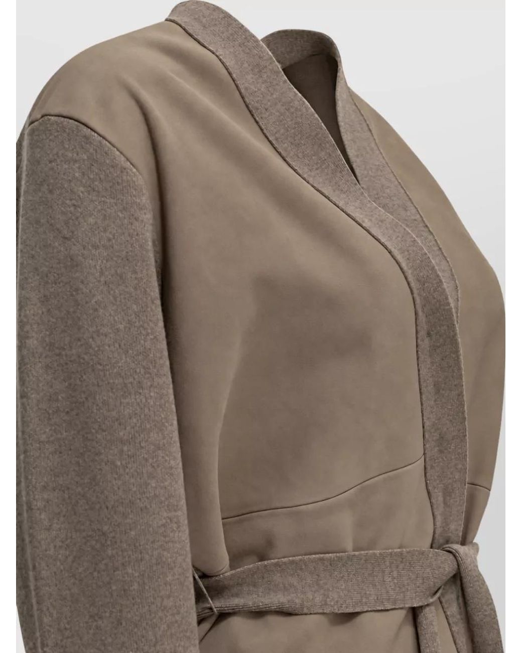 Max Mara Multicolor Cashmere Wool Dressing Gown