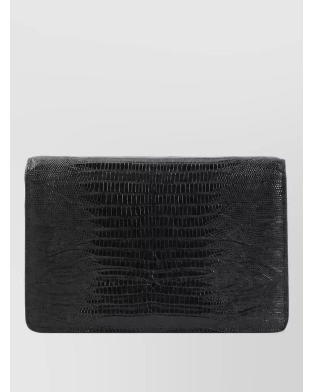 Roberto Cavalli Black Leather Shoulder Bag