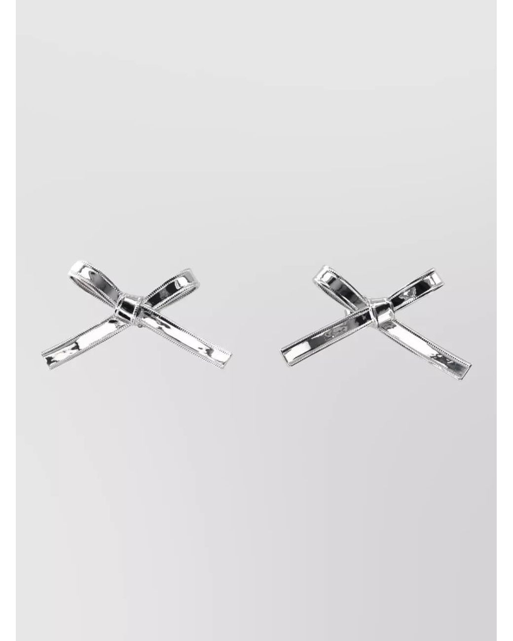 Marc Jacobs Metallic Crystal-Embellished Bow Brooch