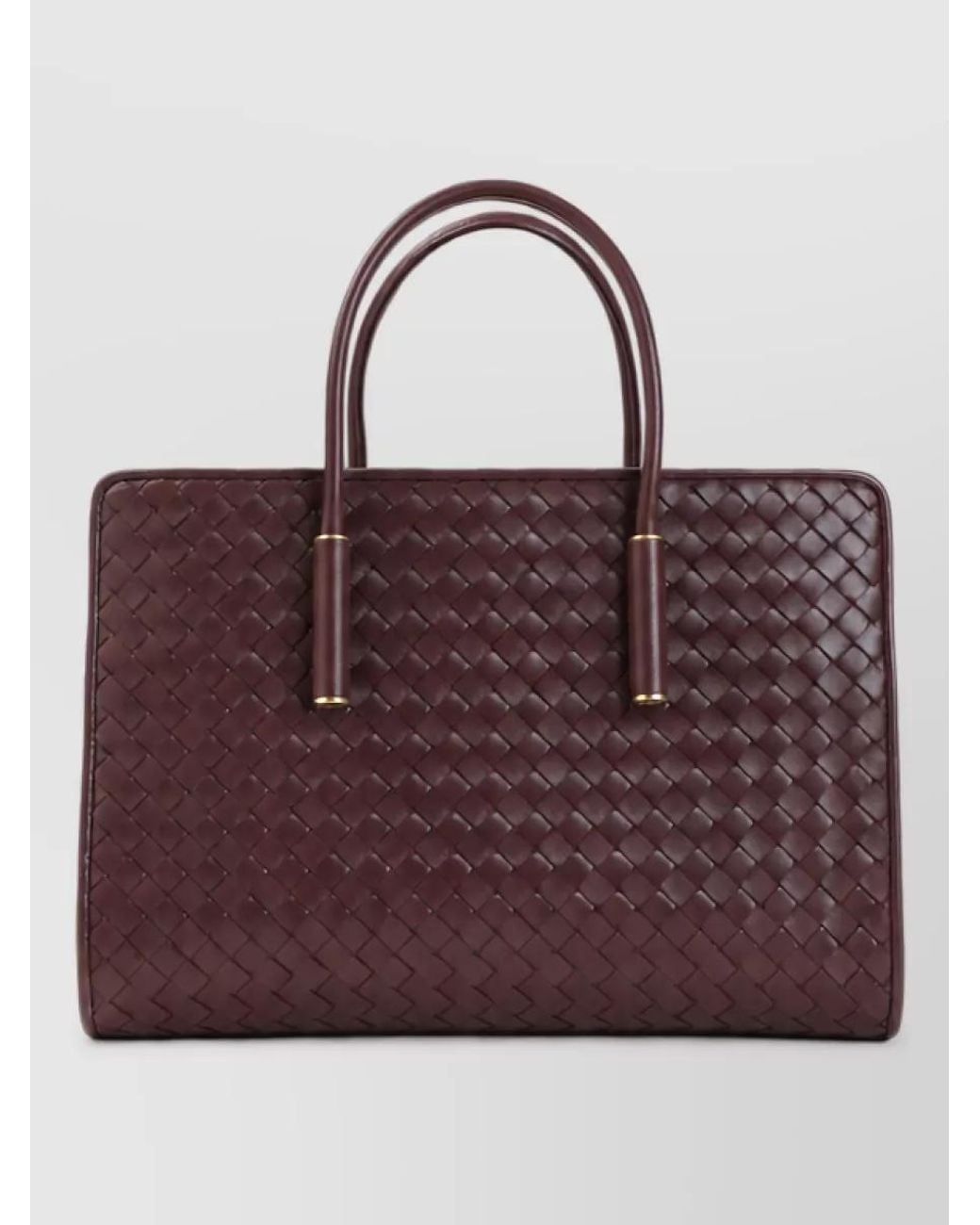 Bottega Veneta Purple Small Leather Tote Bag